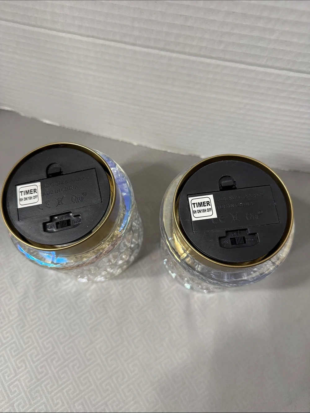 MJ Premier Battery Operated Illuminating Romantic Lights Cats Eye Lamps Set of 2